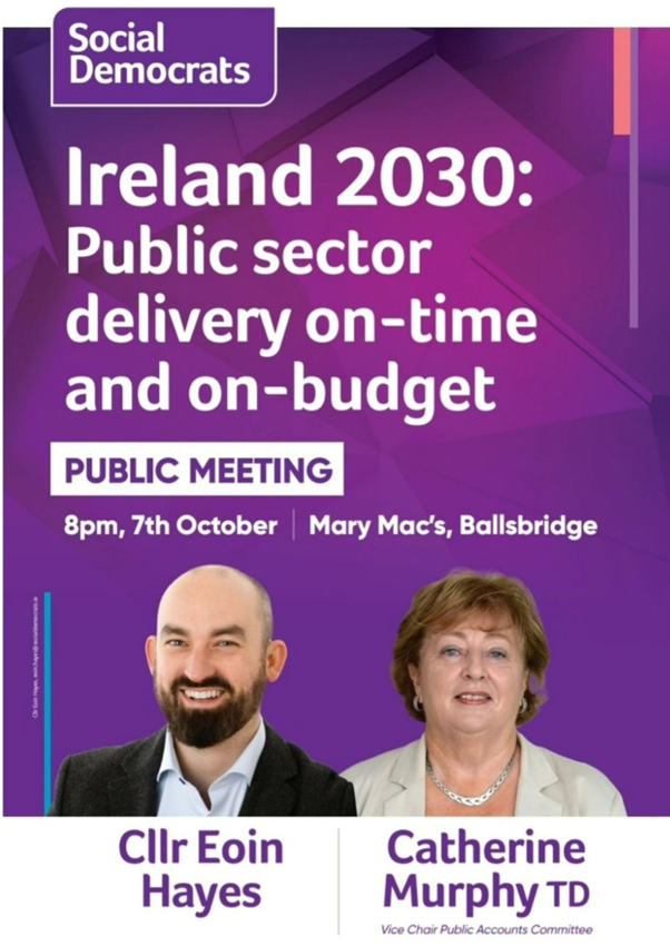 Public Sector Delivery – Public Meeting in Ballsbridge